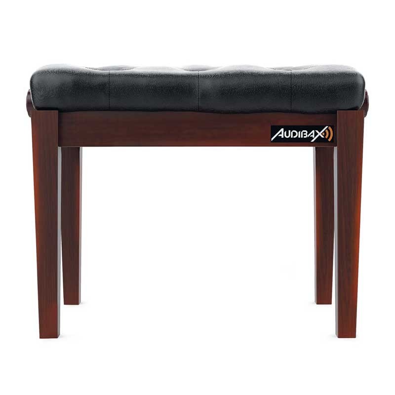 Audibax KB500RW - Banco para Piano / Teclado Ajustable Regulable Acolchado Palisandro - Tempo Shop