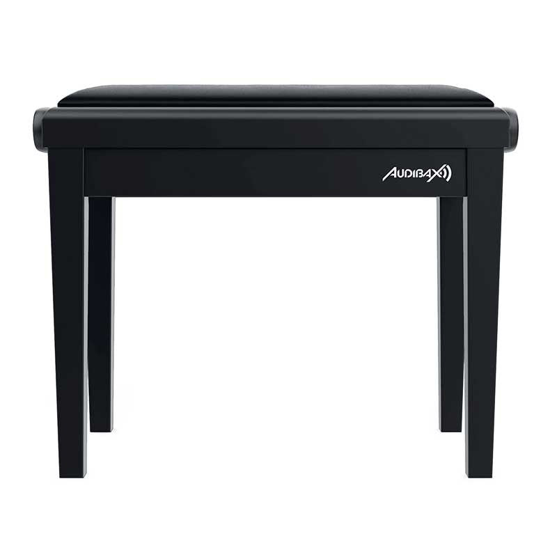 Audibax KB600 Black - Banco para Piano Teclado Ajustable Regulable Acolchado - Tempo Shop