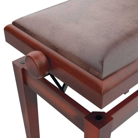 Audibax KB600 Nogal - Banco para Piano Teclado Ajustable Regulable Acolchado - Tempo Shop