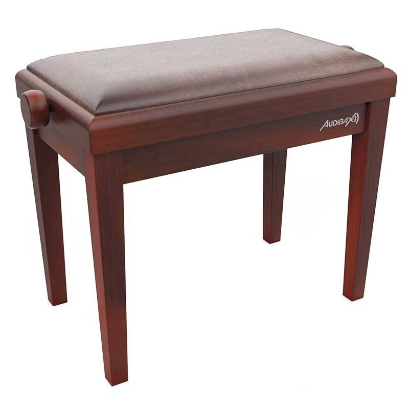 Audibax KB600 Nogal - Banco para Piano Teclado Ajustable Regulable Acolchado - Tempo Shop