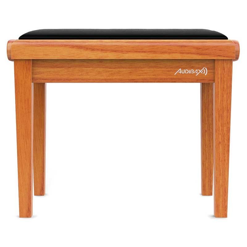 Audibax KB600 Oak - Banco para Piano Teclado Ajustable Regulable Acolchado Roble - Tempo Shop