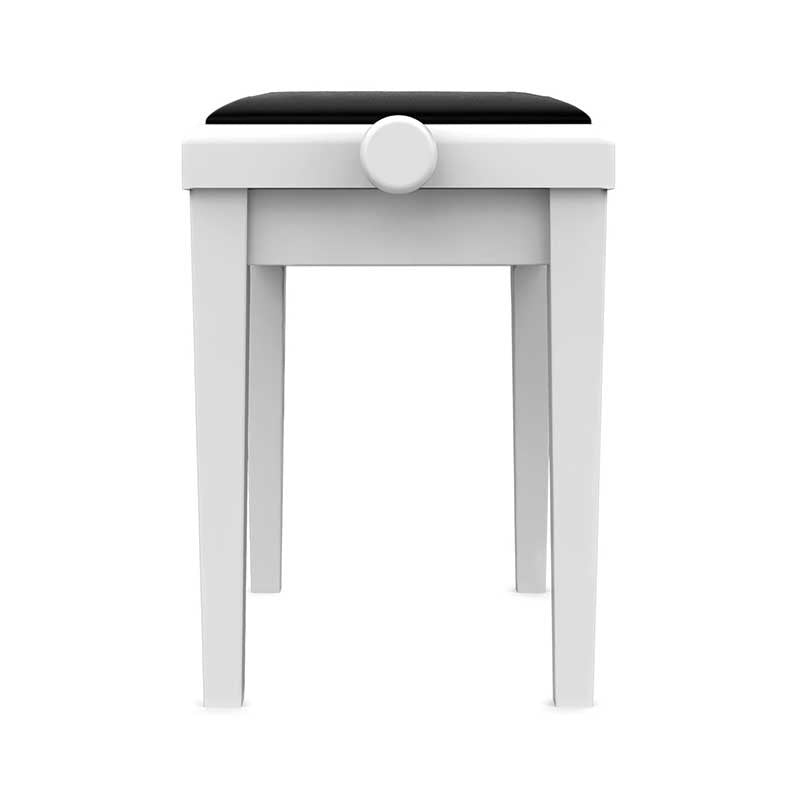 Audibax KB600 White - Banco para Piano Teclado Ajustable Regulable Acolchado - Tempo Shop