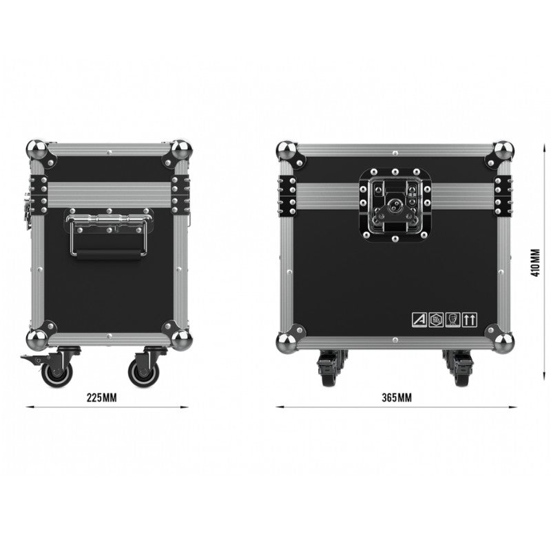 Audibax Kit 2 Boston 30 Ring + Flightcase - Cabezas Móviles Spot 30w Anillo LED + Flightcase - Tempo Shop