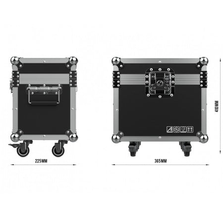 Audibax Kit 2 Boston 30 Ring + Flightcase - Cabezas Móviles Spot 30w Anillo LED + Flightcase - Tempo Shop