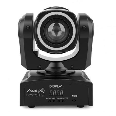 Audibax Kit 4 Boston 30 Ring + Flightcase - Cabezas Móviles Spot 30w Anillo LED + Flightcase - Tempo Shop