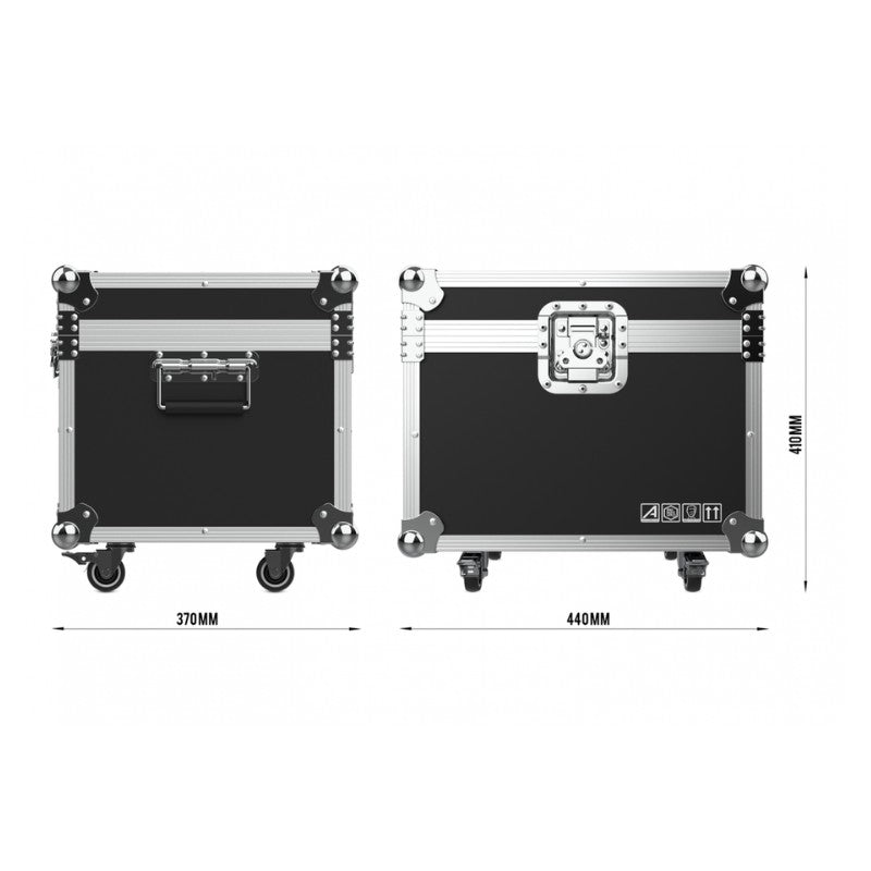 Audibax Kit 4 Boston 30 Ring + Flightcase - Cabezas Móviles Spot 30w Anillo LED + Flightcase - Tempo Shop