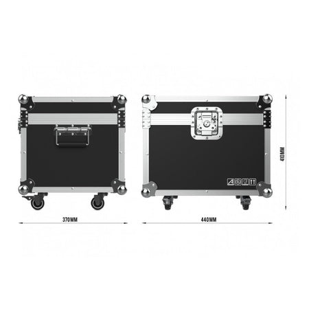 Audibax Kit 4 Boston 30 Ring + Flightcase - Cabezas Móviles Spot 30w Anillo LED + Flightcase - Tempo Shop