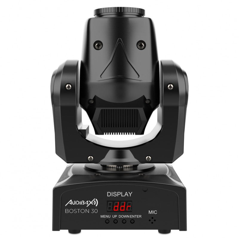 Audibax Kit 4 Boston 30 Ring + Flightcase - Cabezas Móviles Spot 30w Anillo LED + Flightcase - Tempo Shop