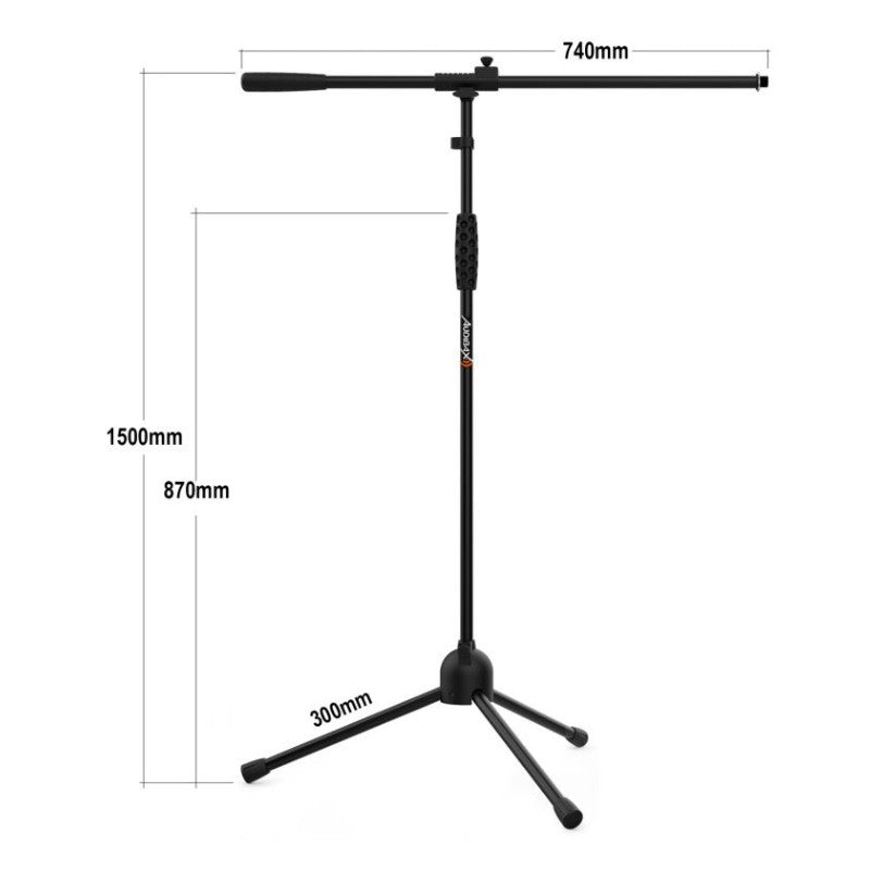 Audibax Kit Micrófono + Soporte + Pinza + Cable 6m + Bolsa - Equipo Completo