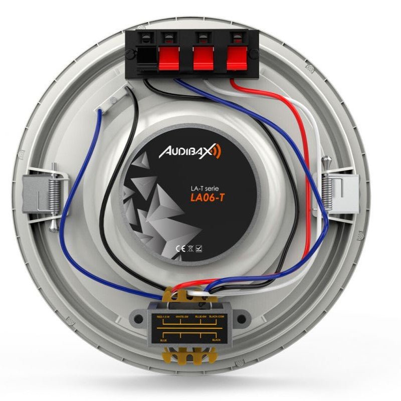 Audibax LA06 - T - Altavoz Techo Blanco 6,5" Línea 100V - Tempo Shop