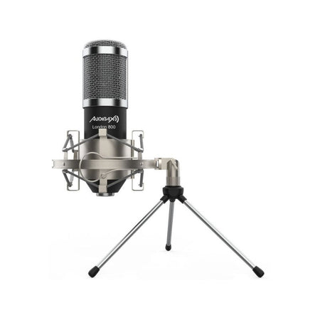 Audibax London 800 USB Silver - Pack Micrófono USB Pack para Podcast / Grabación / Gamers - Tempo Shop