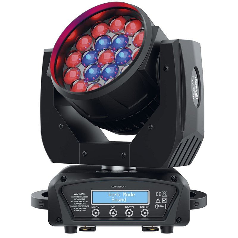 Audibax Lowa Pix 300 Zoom Motorizado RGBW - Cabeza Móvil 19 LED x 15W - Tempo Shop