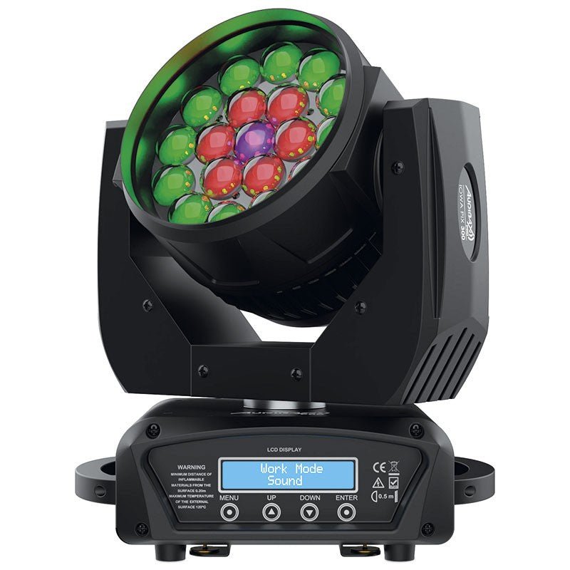 Audibax Lowa Pix 300 Zoom Motorizado RGBW - Cabeza Móvil 19 LED x 15W - Tempo Shop
