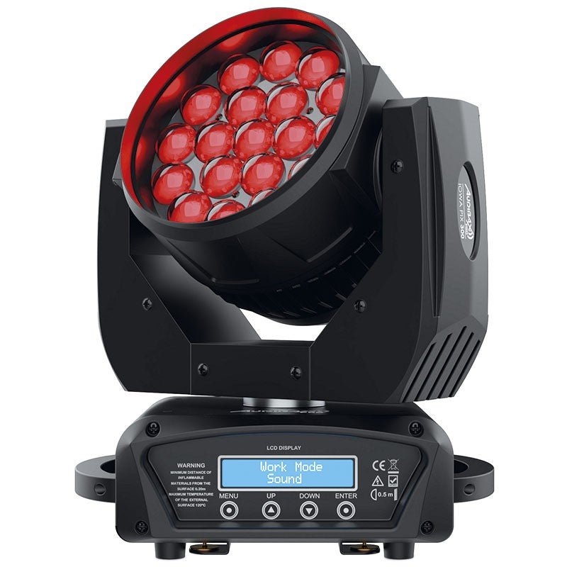 Audibax Lowa Pix 300 Zoom Motorizado RGBW - Cabeza Móvil 19 LED x 15W - Tempo Shop
