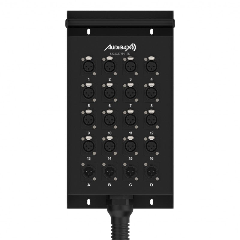Audibax MC XLR 164 15 Stage Box 15M - Cajetin de escenario de 15m - Tempo Shop
