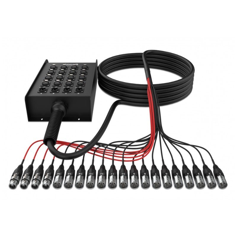 Audibax MC XLR 164 15 Stage Box 15M - Cajetin de escenario de 15m - Tempo Shop