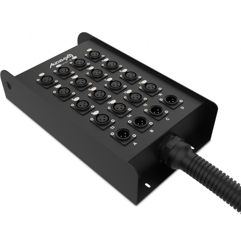 Audibax MC XLR 164 15 Stage Box 15M - Cajetin de escenario de 15m - Tempo Shop
