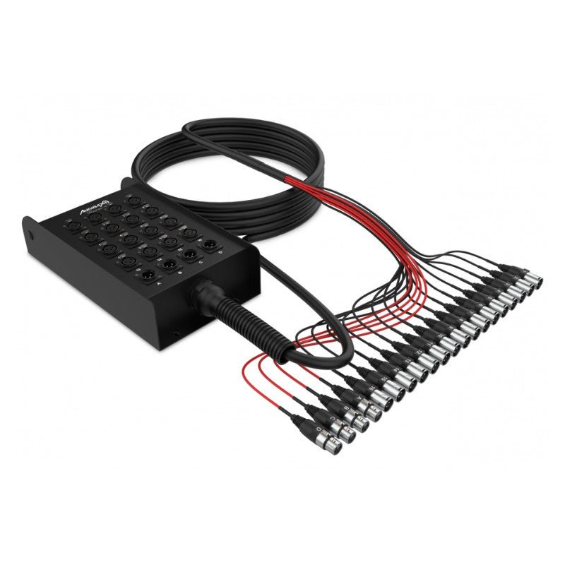 Audibax MC XLR 164 30 Stage Box 30M - Cajetin de escenario de 30m - Tempo Shop