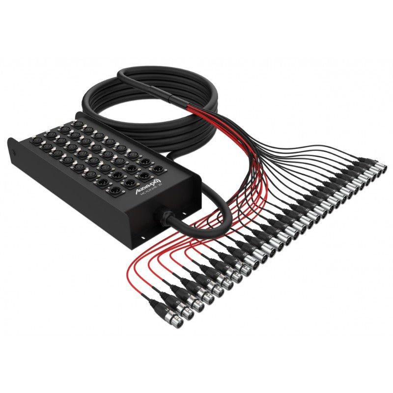 Audibax MC XLR 248 30 Stage Box 30M - Cajetin de escenario de 30m - Tempo Shop