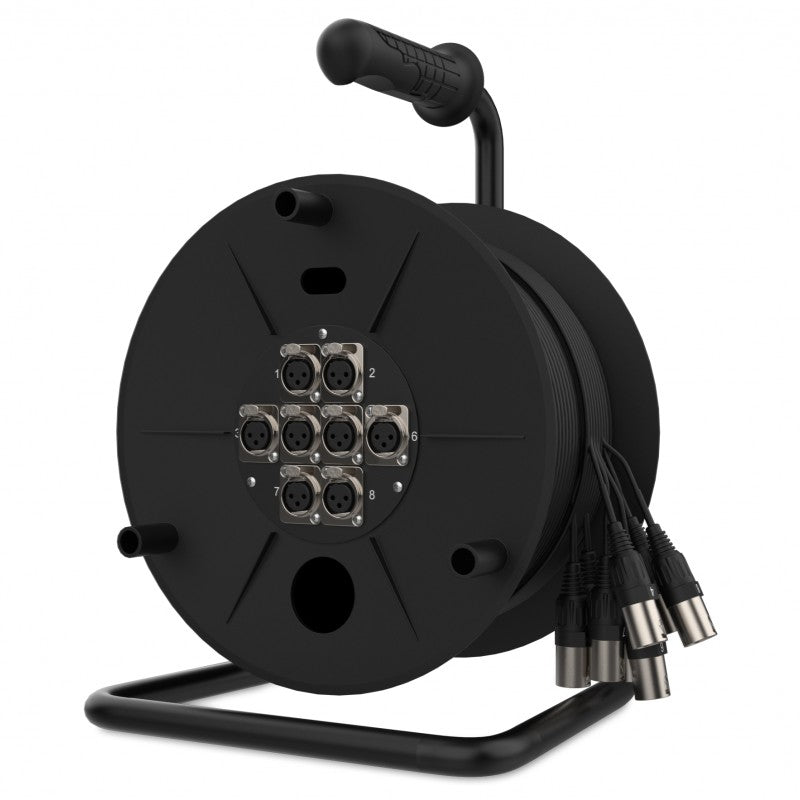 Audibax MC XLR 88 - 15 Drum - Carrete Escenario 8 XLR - Tempo Shop