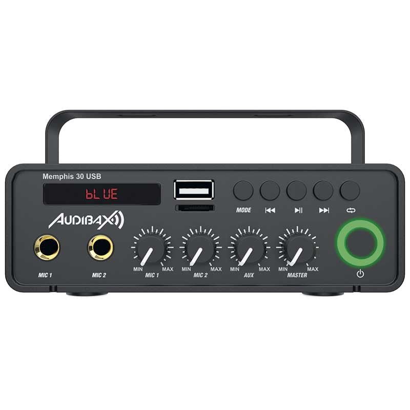 Audibax Memphis 30 USB - Amplificador Bluetooth 30W Mando a distancia - Tempo Shop