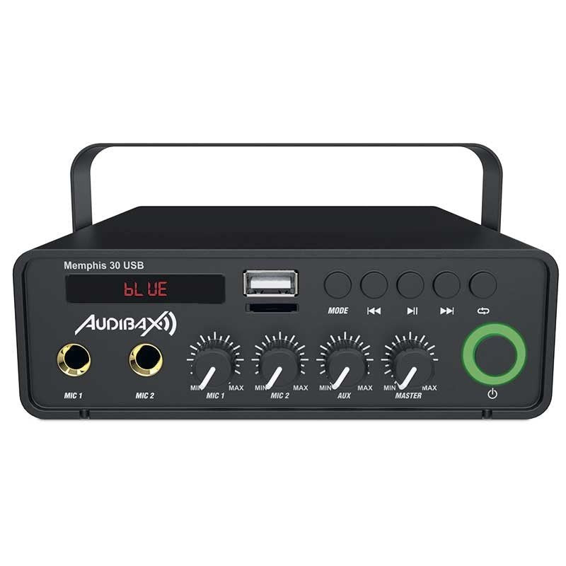 Audibax Memphis 30 USB - Amplificador Bluetooth 30W Mando a distancia - Tempo Shop