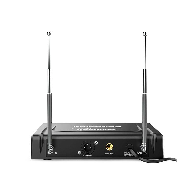 Audibax Missouri 2500 - 1 - Micrófono inalámbrico Profesional Doble Lavalier / Madona Frec. B - Tempo Shop