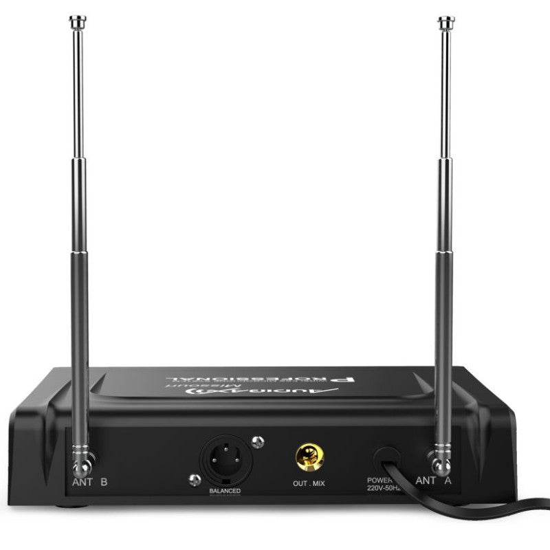 Audibax Missouri 2500 - Micrófono inalámbrico Profesional Doble Lavalier / Madona Frec. A - Tempo Shop