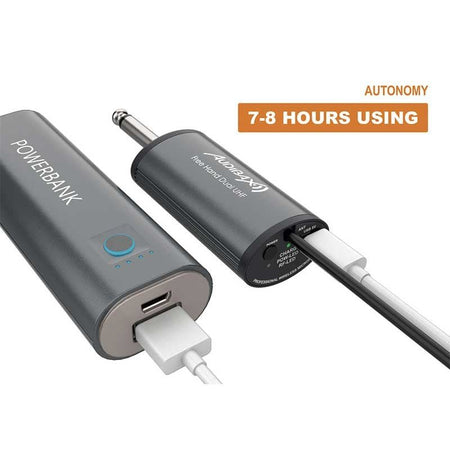 Audibax Missouri Free Hand Dual UHF - Sistema de Micrófono Dinámico con Receptor Recargable - Tempo Shop