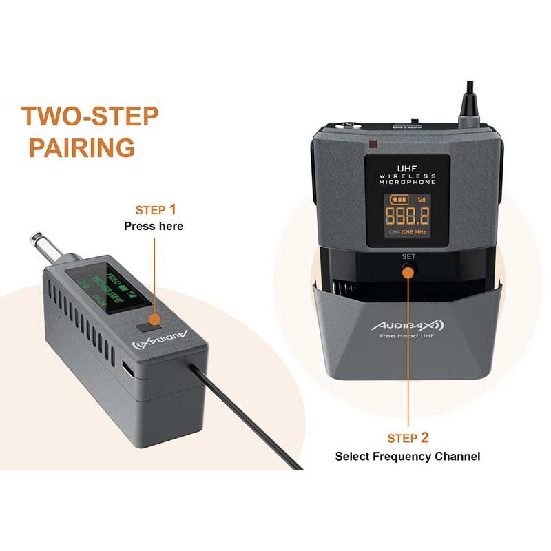 Audibax Missouri Free Head UHF - Micrófono de diadema inalámbrico - Tempo Shop