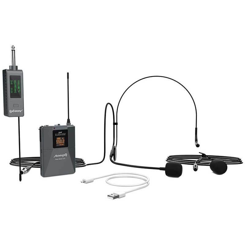 Audibax Missouri Free Head UHF - Micrófono de diadema inalámbrico - Tempo Shop