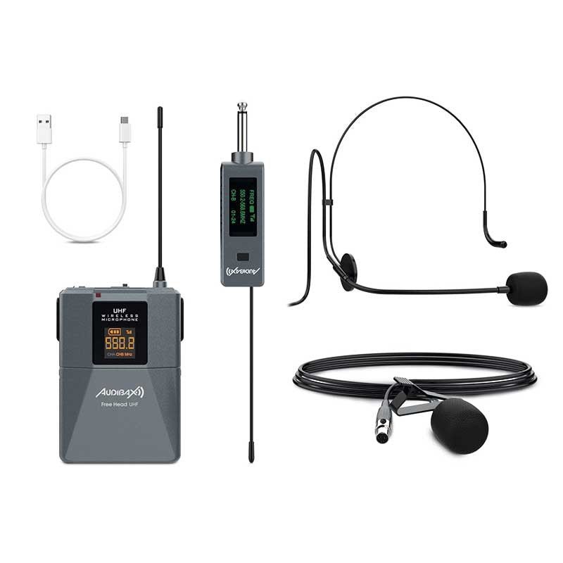 Audibax Missouri Free Head UHF - Micrófono de diadema inalámbrico - Tempo Shop