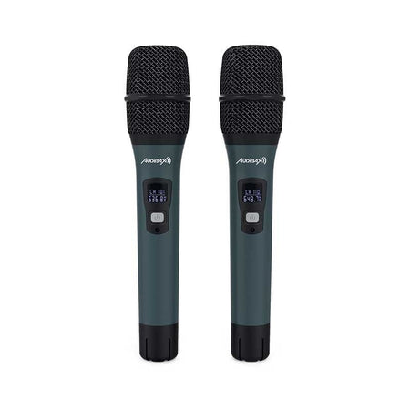 Audibax Missouri Rack B - Micrófono Inalámbrico Profesional UHF Doble de Mano Rack 19" - Tempo Shop