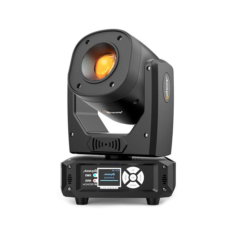Audibax Monster 90 - Cabeza Móvil Spot Led Profesional 80W 8 Colores + 6 Gobos - Tempo Shop