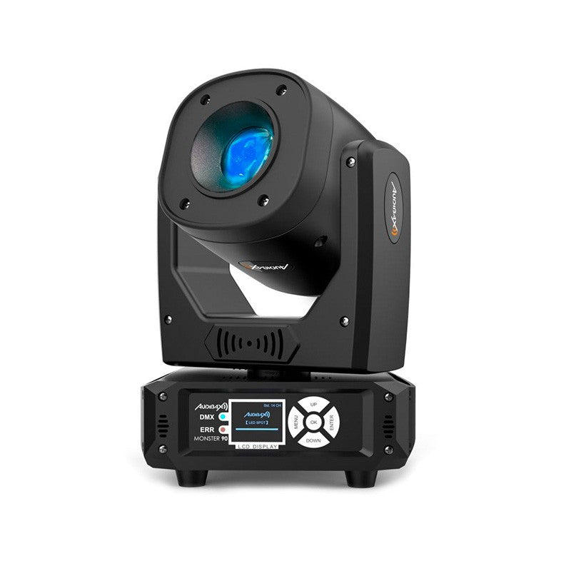 Audibax Monster 90 - Cabeza Móvil Spot Led Profesional 80W 8 Colores + 6 Gobos - Tempo Shop