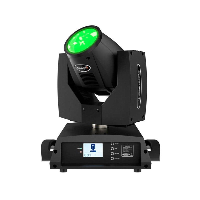 Audibax Monster Beam 7R - Cabeza Móvil 14 Colores + Blanco 17 Gobos fijo + Blanco - Tempo Shop