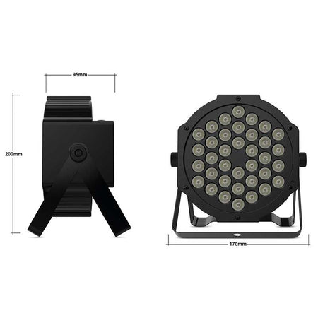 Audibax Montana 36 - Foco LED RGB 36 x 1W con Mando - Tempo Shop