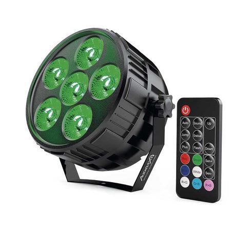 Audibax Montana 36 - Mini RGBw 4 in 1 Foco Led Discoteca 36W + Mando - Tempo Shop