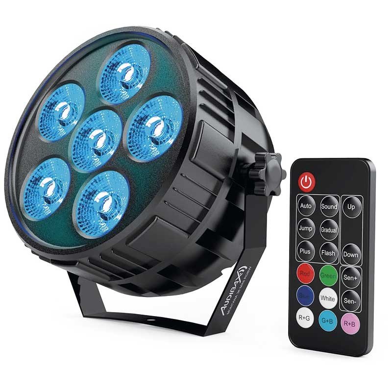Audibax Montana 36 - Mini RGBw 4 in 1 Foco Led Discoteca 36W + Mando - Tempo Shop