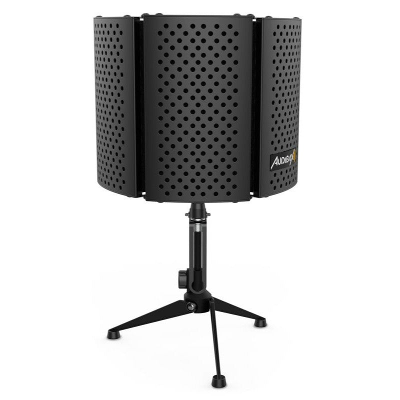 Audibax MST - 10 - Pantalla Reflexión Micrófono Estudio Negro Plegable - Tempo Shop