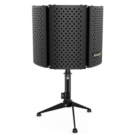 Audibax MST - 10 - Pantalla Reflexión Micrófono Estudio Negro Plegable - Tempo Shop