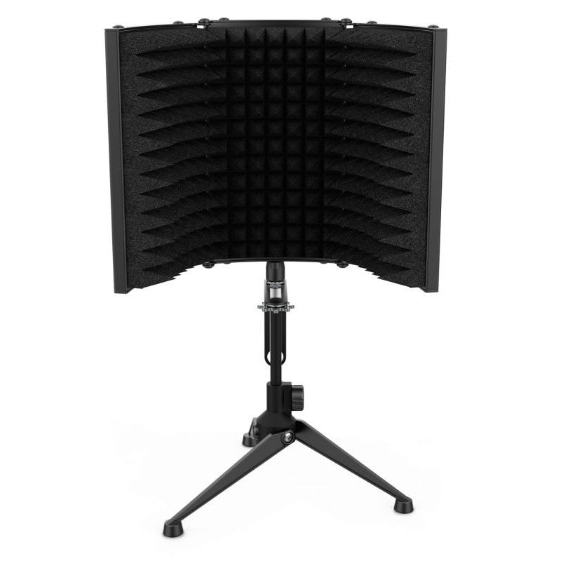 Audibax MST - 10 - Pantalla Reflexión Micrófono Estudio Negro Plegable - Tempo Shop