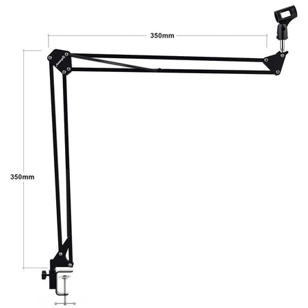 Audibax MTS - 10 - Soporte Sobremesa Micrófono Estudio de Brazo Articulado Ajustable - Tempo Shop