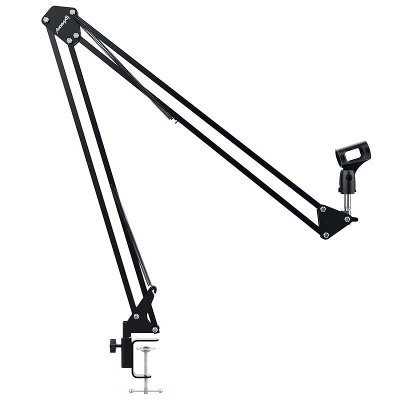 Audibax MTS - 10 - Soporte Sobremesa Micrófono Estudio de Brazo Articulado Ajustable - Tempo Shop