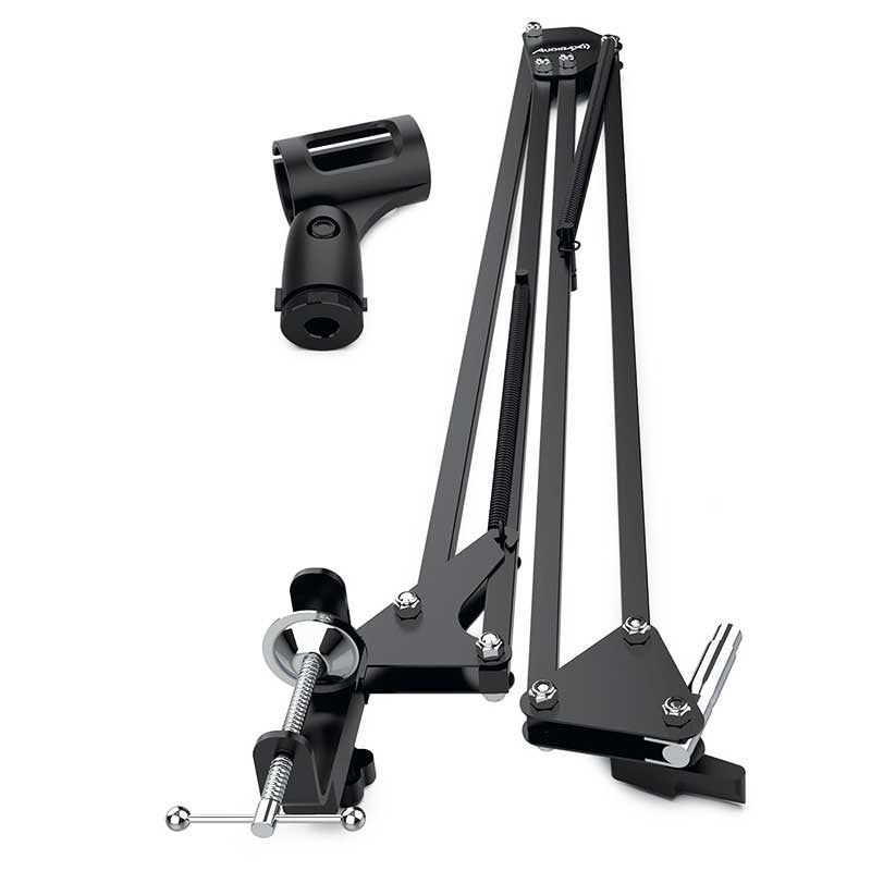 Audibax MTS - 10 - Soporte Sobremesa Micrófono Estudio de Brazo Articulado Ajustable - Tempo Shop