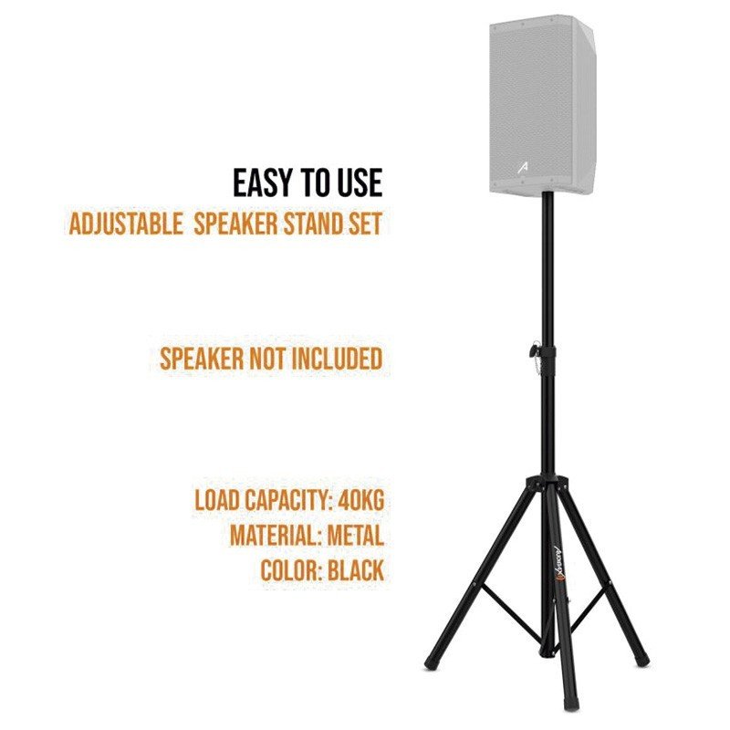 Audibax Neo 121 - Trípode Altavoz Profesional de Aluminio con Easy Lock Hasta 40 K - Tempo Shop