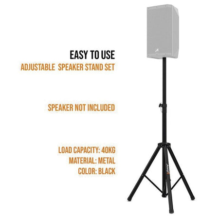 Audibax Neo 121 - Trípode Altavoz Profesional de Aluminio con Easy Lock Hasta 40 K - Tempo Shop