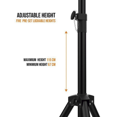 Audibax Neo 121 - Trípode Altavoz Profesional de Aluminio con Easy Lock Hasta 40 K - Tempo Shop