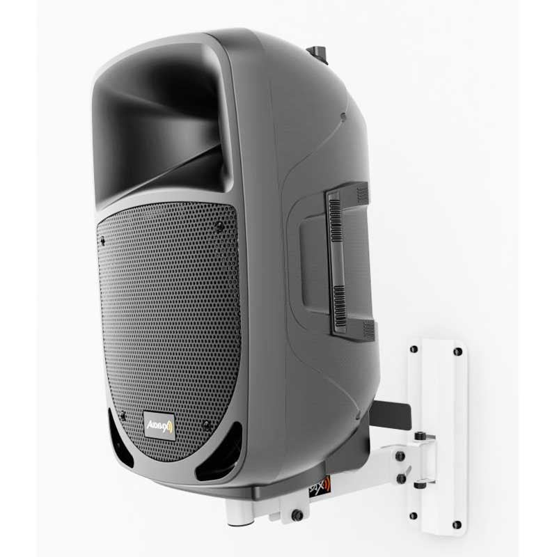 Audibax Neo 20 - White Soporte de Pared para Altavoz Profesional Vaso 35mm - Tempo Shop