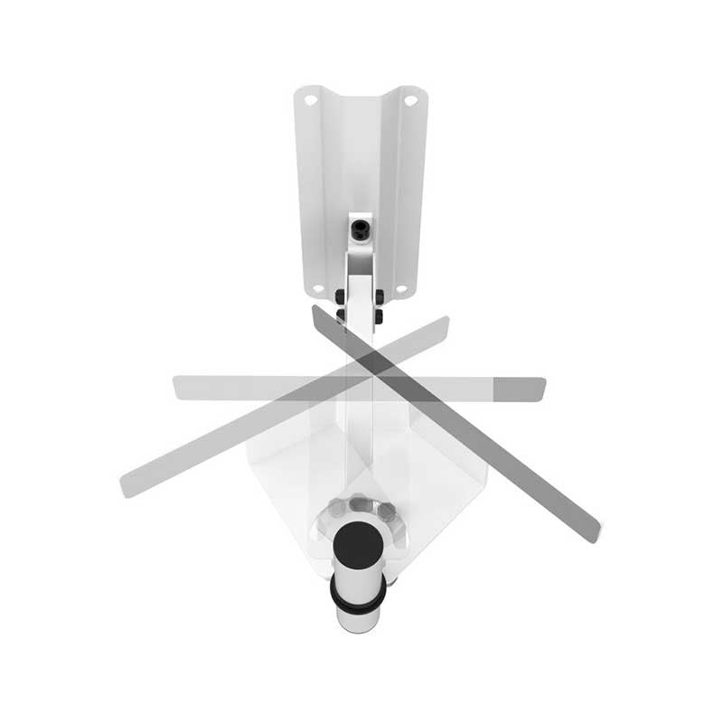 Audibax Neo 20 - White Soporte de Pared para Altavoz Profesional Vaso 35mm - Tempo Shop